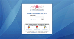 Desktop Screenshot of mroresultsonline.com